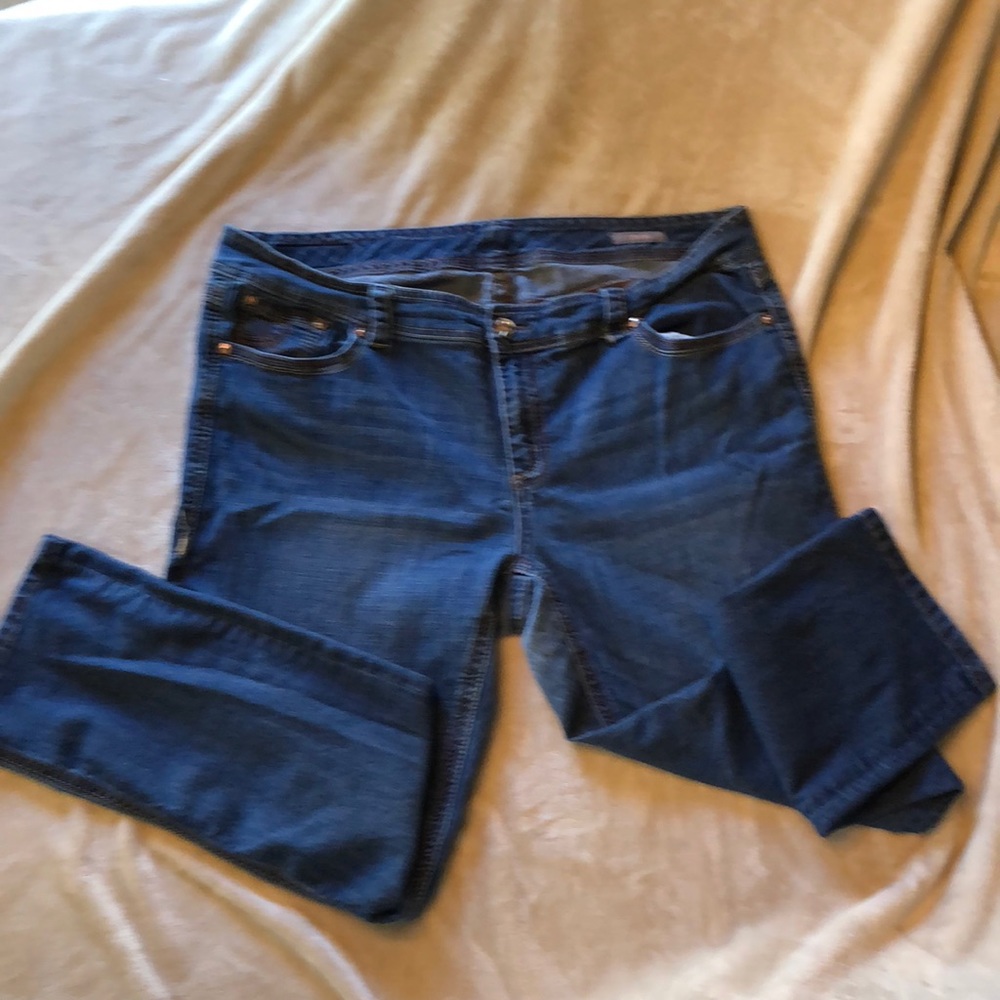 Lane Bryant Straight leg 22W denim jeans.